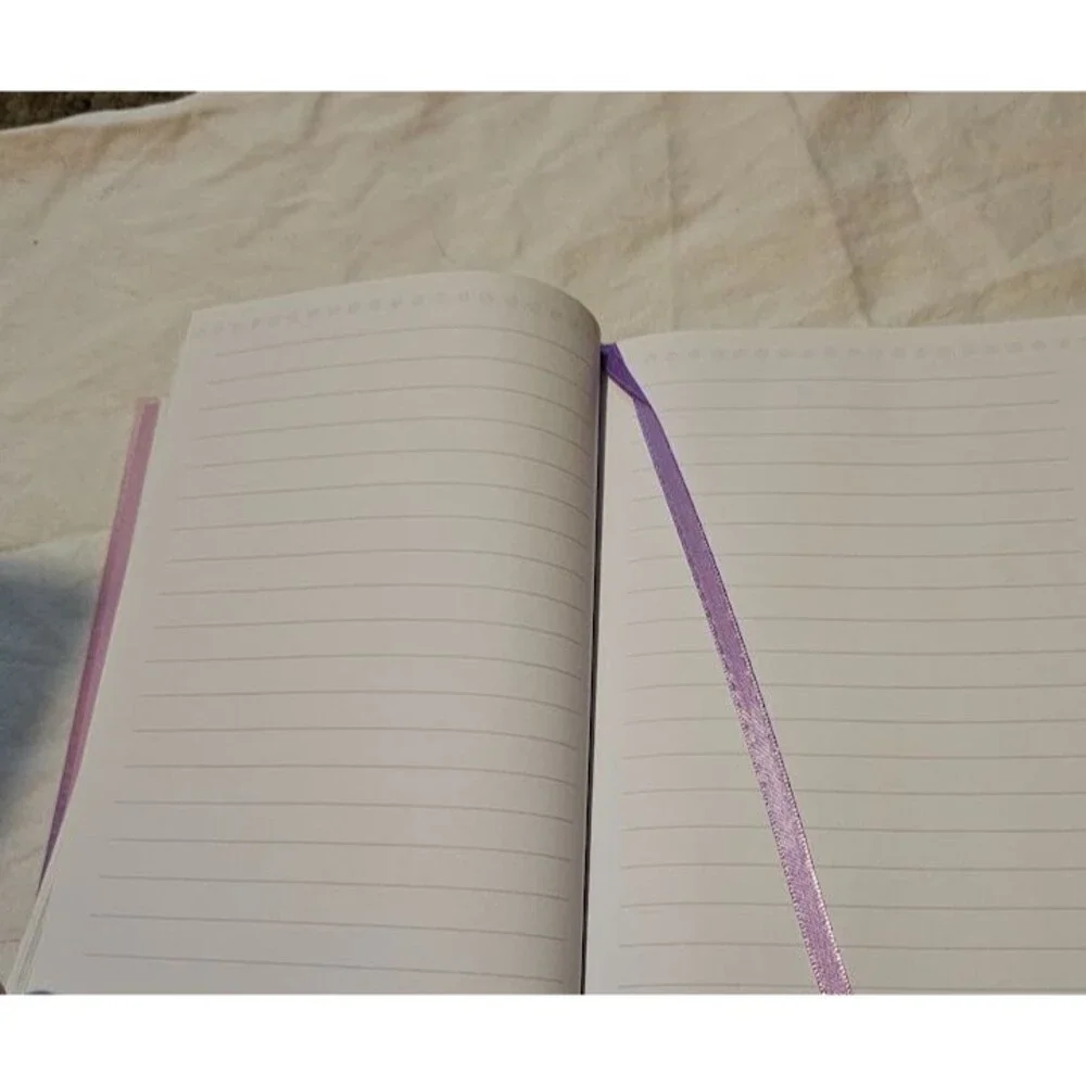 This Christian Art Gifts journal Purple lined Hardcover Ombre